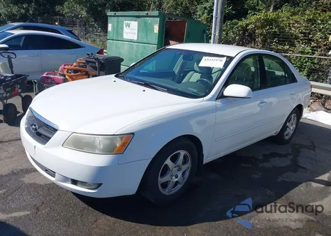 2006 Hyundai Sonata Gls V6/Lx V6 z USA, uszkodzony, nr VIN 5NPEU46F76H104607